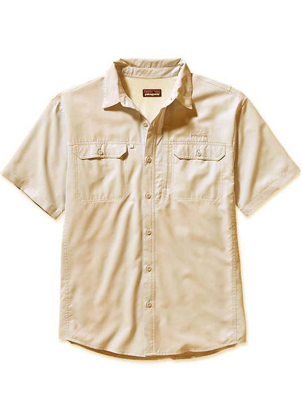 Рубашка Patagonia Sol patrol short sleeves bleached stone - фото 1