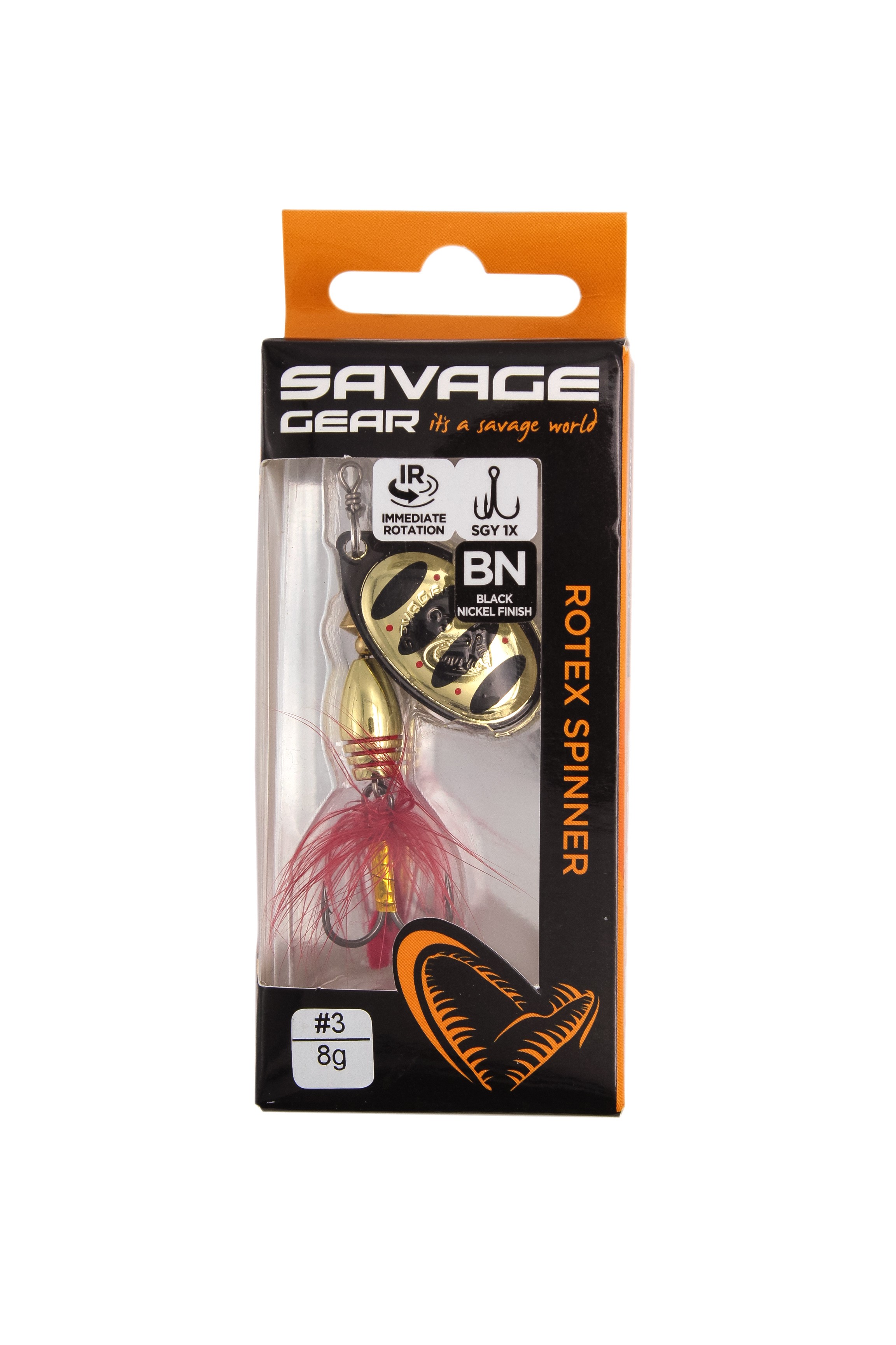 Блесна Savage Gear Rotex spinner №3 8гр 03 gold