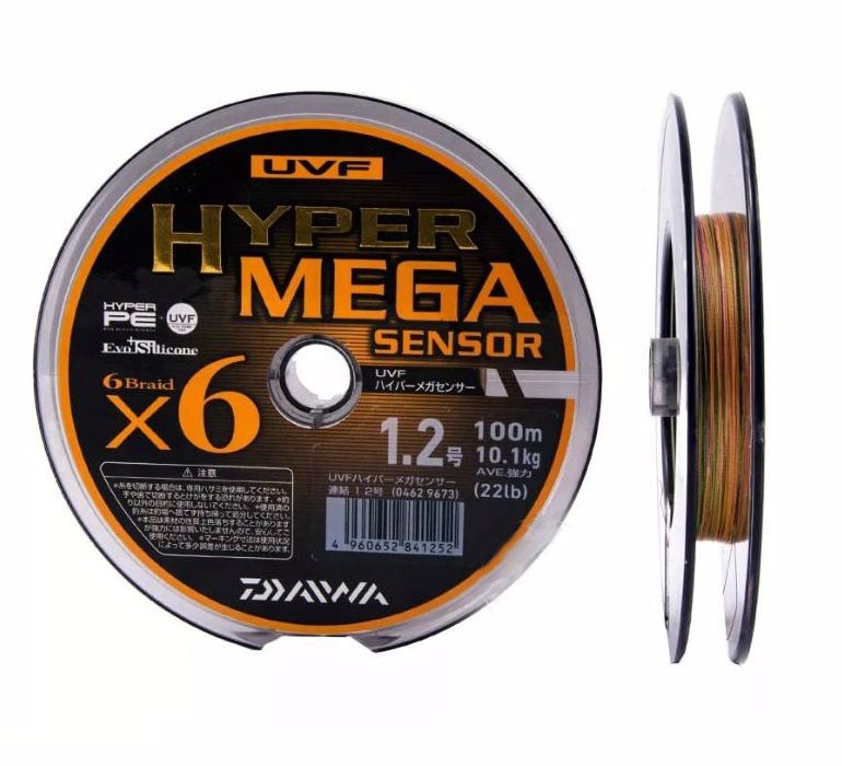 Шнур Daiwa UVF Hyper mega sensor 100м 1,0 - фото 1