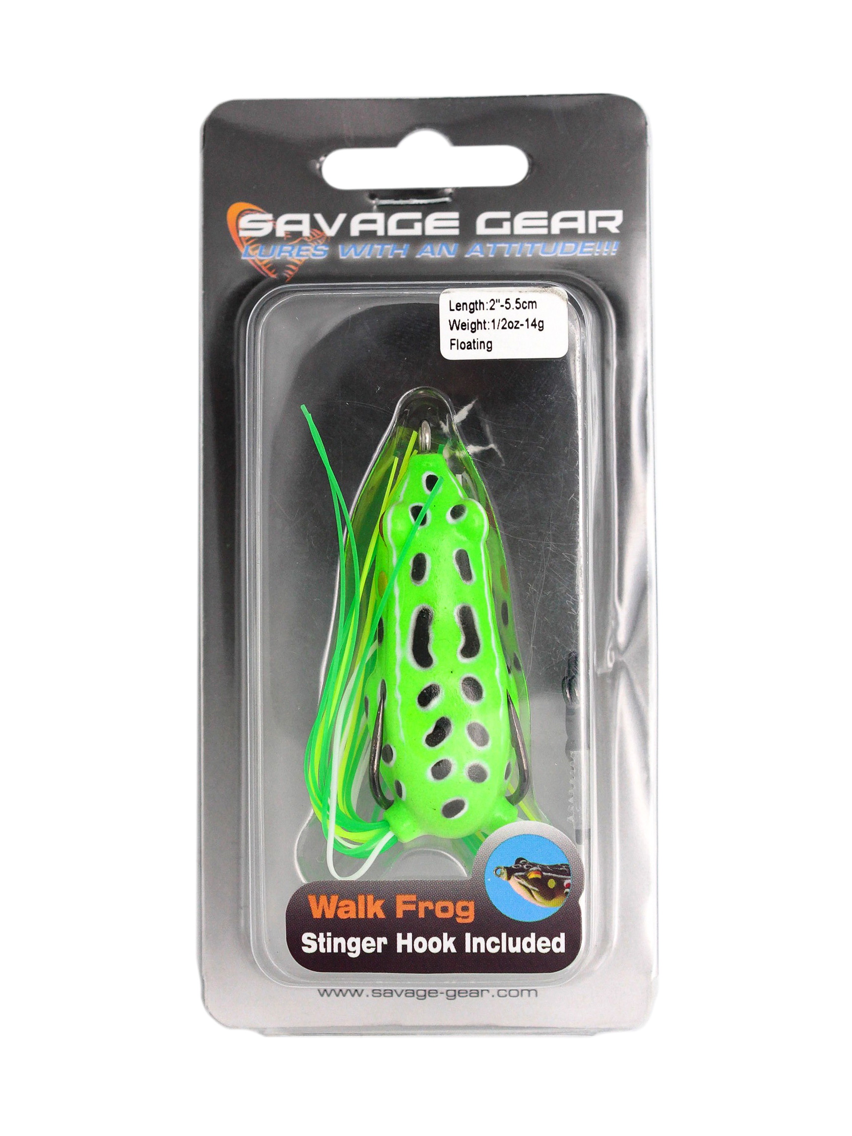 Воблер Savage Gear 3D Walk Frog 55 14гр Green лягушка купить в
