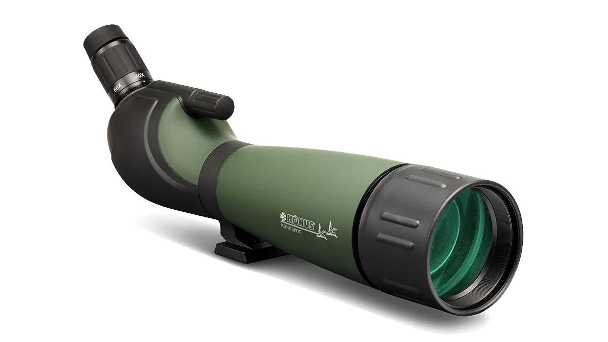 Труба зрительная Konus Konuspot-80 20-60х80мм наклонный окуляр чехол трипод - фото 1