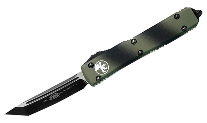 Нож Microtech Ultratech T/E складной зеленый камуфляж - фото 1