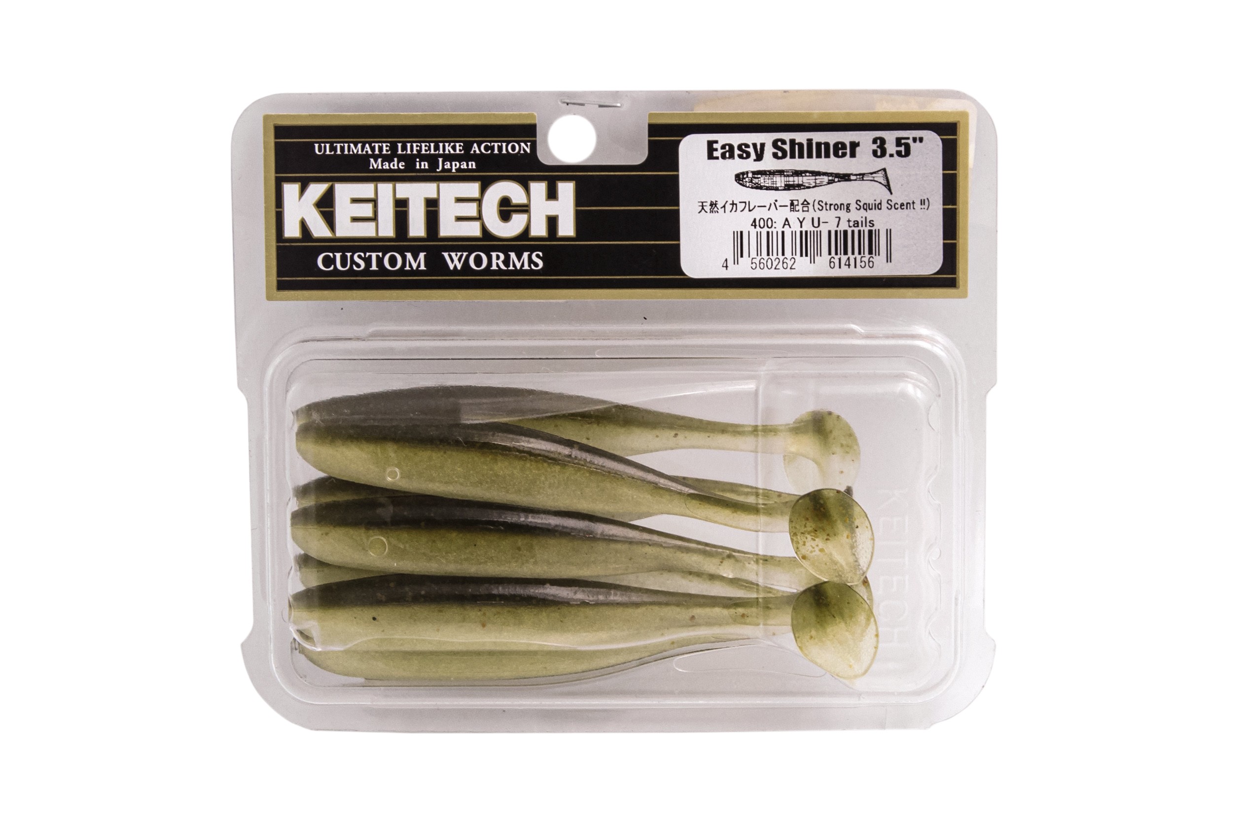 МП Приманка Keitech виброхвост Easy shiner 3,5" 400 AYU 7шт - фото 1