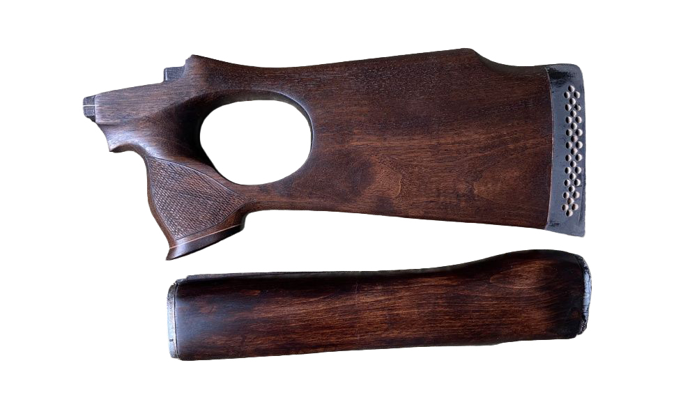 Приклад+цевье Левша Тигр ортопед. орех - фото 1