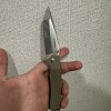Нож Sanrenmu 9001-GW складной сталь Sandvik  12C27 рукоять G10: отзывы
