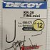 Крючки Decoy Fine mini KR-28 №12 18шт: отзывы