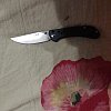 Нож Sanrenmu 9165-KB складной сталь 12C27 Brush black carbon fiber overlay G10: отзывы