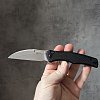 Нож Sencut Watauga Flipper & Button Lock Knife Black G10 Handle (3.48