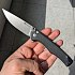 Нож Sencut Crowley Flipper & Button Lock & Thumb Stud Knife Black Micarta Handle: отзывы