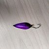 Блесна DAM Effzett Pro trout spoon №5 3,15см 2,5гр  purple plack: отзывы