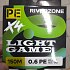 Шнур Riverzone Light Game X4 PE 0,6 150м 5,0кг yellow: отзывы