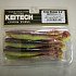 Приманка Keitech виброхвост Easy shiner 3,5" EA15 Grape chart red FLK  7шт: отзывы