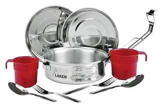Набор Laken посуды стальной 2 персоны 0,420 кг