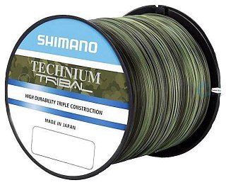 Леска Shimano Technium Trib 1100м 0,305мм PB 8,5кг кмф зеленая - фото 2