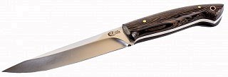 Нож ИП Семин Ягуар кованая сталь Х12МФ венге - фото 2