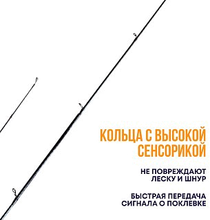 Спиннинг Riverzone Unispin S802 ML-M 5-21гр, 7-25гр 2,4м - фото 6