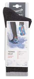 Носки Norveg Thermo heat темно-серый меланж - фото 5