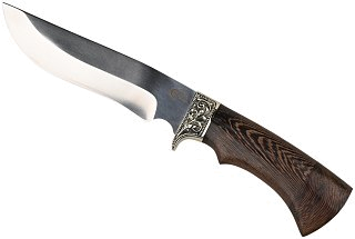 Нож ИП СЕМИНА Галеон кованая сталь 95х18 венге литье - фото 1