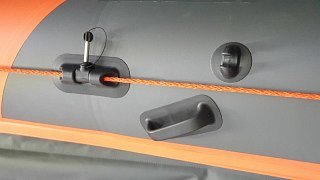 Лодка Boatsman BT320A надувная графитово-оранжевый - фото 6