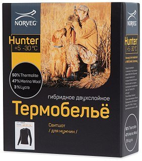 Термобелье Norveg Classic unisex верх black - фото 6