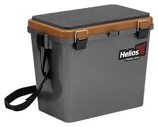 Ящик Helios зимний односекционный серый/золото