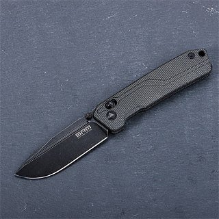 Нож SRM 7228L-MB2 сталь 10Cr15CoMoV рукоять Black Micarta - фото 3