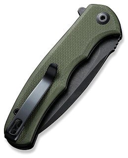 Нож Civivi Mini Praxis Flipper Knife G10 Handle (2.98" D2 Blade) green  - фото 7