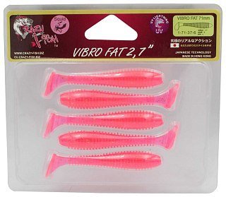 Приманка Crazy Fish Vibro fat 2.7" 1-71-37-6