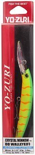 Воблер Yo-Zuri Crystal minnow deep diver walleye 90F R1205 HT