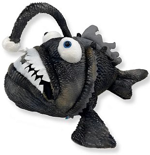 Игрушка Mimis Рыба Удильщик с карманом для руки 32см - фото 2