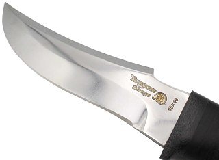 Нож Росоружие Русский 3 95х18 рукоять позолота кожа гравировка - фото 4