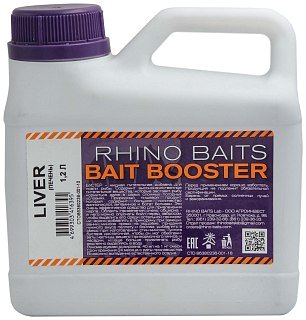Ликвид Rhino Baits Bait booster food liver печень 1,2л
