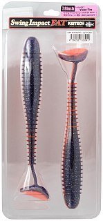 Приманка Keitech виброхвост Swing impact fat 7,8" PAL09 Violet Fire 