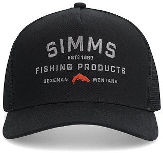 Кепка Simms Double Haul Trucker Black