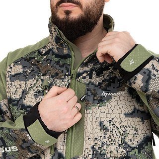 Костюм Nisus Matrix демисезон зеленый пиксель - фото 6