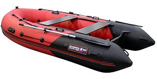 Лодка Хантер 330 Про красно-черный - фото 3