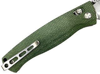 Нож складной Real Steel Pathfinder Folder Green Micarta клинок 14C28N 9,7см - фото 6
