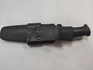 Нож Росоружие Спас-1 95x18 рукоять кожа - фото 8