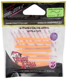 Приманка Crazy Fish Cruel Leech 8-55-77-6