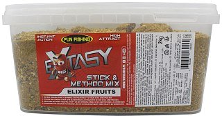 Прикормка Fun Fishing Extasy Stick & Method Mix Elixir Fruits 2кг 