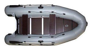 Лодка Silverado 33S ME-330 надувная темно-серая