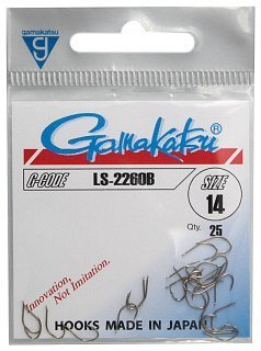 Крючок Gamakatsu LS-2260B bronze №14 - фото 1