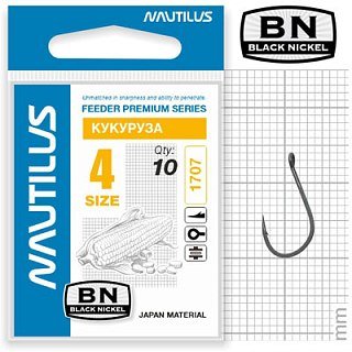 Крючок Nautilus Feeder кукуруза PF-1707BN №4