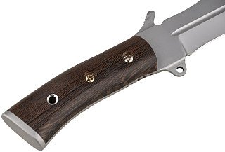 Нож ИП Семин Армейский сталь 65х13 ценные породы дерева - фото 3