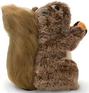 Игрушка Mimis Белка с орехом 20 см  - фото 4