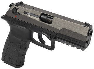 Пистолет АТА9 9x19мм Tungsten вольфрамовый затвор черная рамка - фото 2