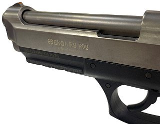 Пистолет Ekol ES P92 fume 4,5мм никель - фото 7