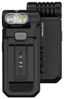 Фонарь Fenix многофункциональный SW05R-RED с красной подсветкой черный - фото 7