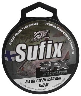 Леска Sufix SFX Roach 150м 0,30мм 5,4кг