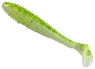 Приманка Keitech виброхвост Swing impact fat 3,8" Pal 02 Lime chart shad - фото 3